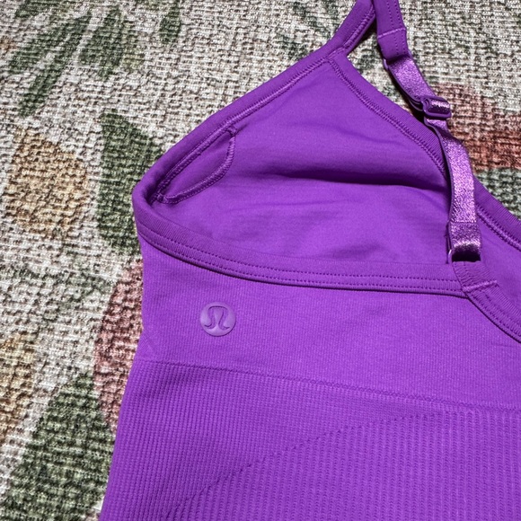 Lululemon Ebb to Street sports bra- moonlit magenta - c/d cup - Picture 4 of 5